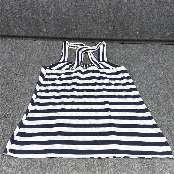 Banana Republic Navy and White Striped Top - Picture 3 of 4